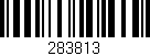 Código de barras (EAN, GTIN, SKU, ISBN): '283813'