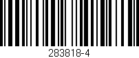 Código de barras (EAN, GTIN, SKU, ISBN): '283818-4'
