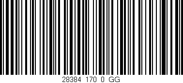 Código de barras (EAN, GTIN, SKU, ISBN): '28384_170_0_GG'