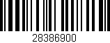 Código de barras (EAN, GTIN, SKU, ISBN): '28386900'