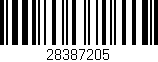Código de barras (EAN, GTIN, SKU, ISBN): '28387205'