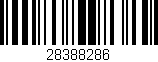 Código de barras (EAN, GTIN, SKU, ISBN): '28388286'