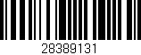 Código de barras (EAN, GTIN, SKU, ISBN): '28389131'