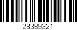 Código de barras (EAN, GTIN, SKU, ISBN): '28389321'