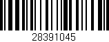 Código de barras (EAN, GTIN, SKU, ISBN): '28391045'