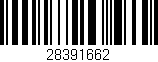 Código de barras (EAN, GTIN, SKU, ISBN): '28391662'