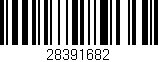 Código de barras (EAN, GTIN, SKU, ISBN): '28391682'