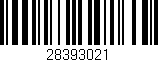 Código de barras (EAN, GTIN, SKU, ISBN): '28393021'