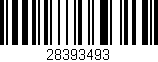 Código de barras (EAN, GTIN, SKU, ISBN): '28393493'