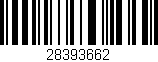 Código de barras (EAN, GTIN, SKU, ISBN): '28393662'