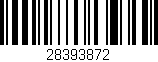 Código de barras (EAN, GTIN, SKU, ISBN): '28393872'