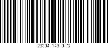 Código de barras (EAN, GTIN, SKU, ISBN): '28394_146_0_G'