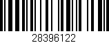 Código de barras (EAN, GTIN, SKU, ISBN): '28396122'