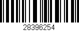 Código de barras (EAN, GTIN, SKU, ISBN): '28396254'