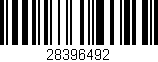 Código de barras (EAN, GTIN, SKU, ISBN): '28396492'