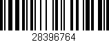 Código de barras (EAN, GTIN, SKU, ISBN): '28396764'