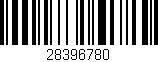 Código de barras (EAN, GTIN, SKU, ISBN): '28396780'