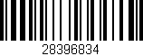 Código de barras (EAN, GTIN, SKU, ISBN): '28396834'