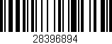 Código de barras (EAN, GTIN, SKU, ISBN): '28396894'