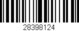 Código de barras (EAN, GTIN, SKU, ISBN): '28398124'