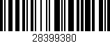 Código de barras (EAN, GTIN, SKU, ISBN): '28399380'