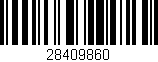 Código de barras (EAN, GTIN, SKU, ISBN): '28409860'