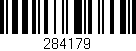 Código de barras (EAN, GTIN, SKU, ISBN): '284179'
