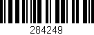 Código de barras (EAN, GTIN, SKU, ISBN): '284249'