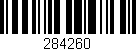 Código de barras (EAN, GTIN, SKU, ISBN): '284260'