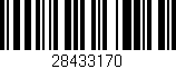 Código de barras (EAN, GTIN, SKU, ISBN): '28433170'