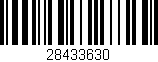 Código de barras (EAN, GTIN, SKU, ISBN): '28433630'