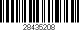 Código de barras (EAN, GTIN, SKU, ISBN): '28435208'