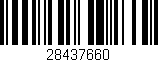 Código de barras (EAN, GTIN, SKU, ISBN): '28437660'