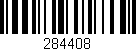 Código de barras (EAN, GTIN, SKU, ISBN): '284408'