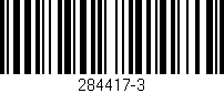 Código de barras (EAN, GTIN, SKU, ISBN): '284417-3'