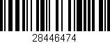 Código de barras (EAN, GTIN, SKU, ISBN): '28446474'