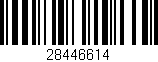 Código de barras (EAN, GTIN, SKU, ISBN): '28446614'