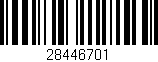 Código de barras (EAN, GTIN, SKU, ISBN): '28446701'