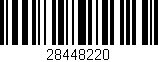 Código de barras (EAN, GTIN, SKU, ISBN): '28448220'