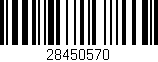 Código de barras (EAN, GTIN, SKU, ISBN): '28450570'