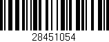 Código de barras (EAN, GTIN, SKU, ISBN): '28451054'