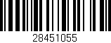 Código de barras (EAN, GTIN, SKU, ISBN): '28451055'