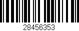 Código de barras (EAN, GTIN, SKU, ISBN): '28456353'