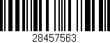 Código de barras (EAN, GTIN, SKU, ISBN): '28457563'