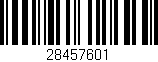 Código de barras (EAN, GTIN, SKU, ISBN): '28457601'