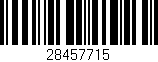 Código de barras (EAN, GTIN, SKU, ISBN): '28457715'