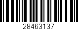 Código de barras (EAN, GTIN, SKU, ISBN): '28463137'
