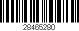 Código de barras (EAN, GTIN, SKU, ISBN): '28465280'