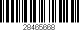 Código de barras (EAN, GTIN, SKU, ISBN): '28465668'