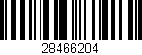 Código de barras (EAN, GTIN, SKU, ISBN): '28466204'
